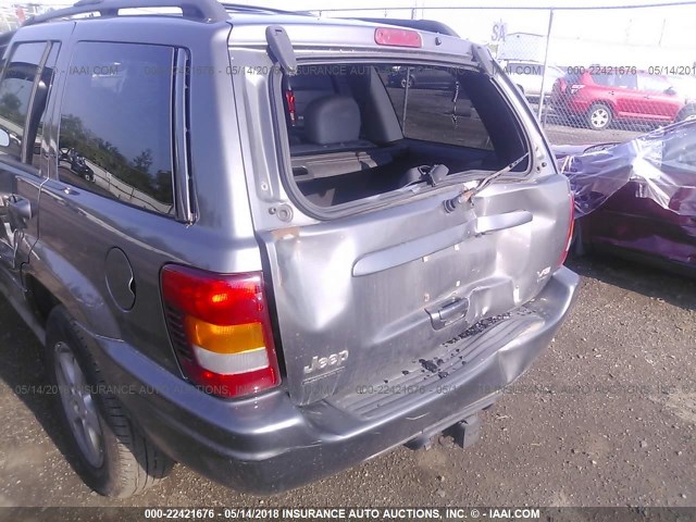 1J8GW68J93C598338 - 2003 JEEP GRAND CHEROKEE OVERLAND GRAY photo 6