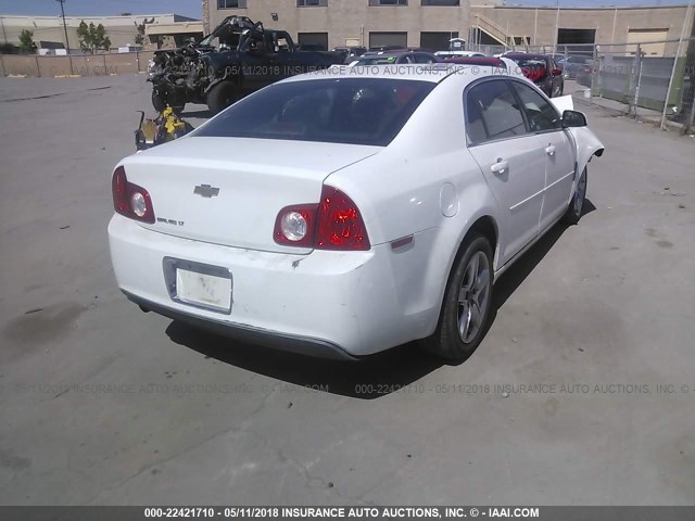1G1ZC5EB3AF257036 - 2010 CHEVROLET MALIBU 1LT 白色 照片 4