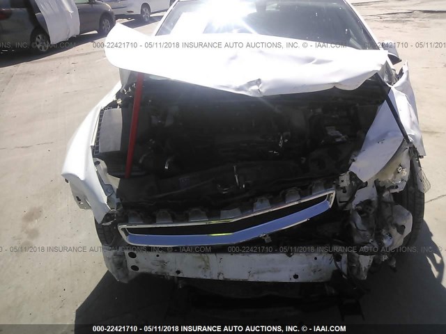 1G1ZC5EB3AF257036 - 2010 CHEVROLET MALIBU 1LT 白色 照片 6