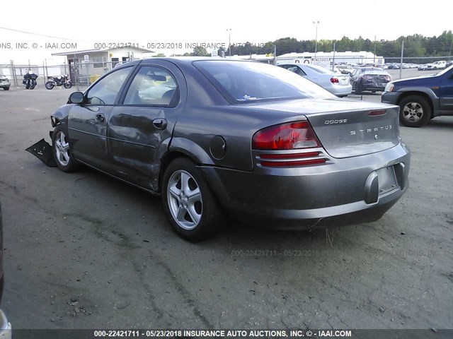 1B3EL46X35N646539 - 2005 DODGE STRATUS SXT GRAY photo 3