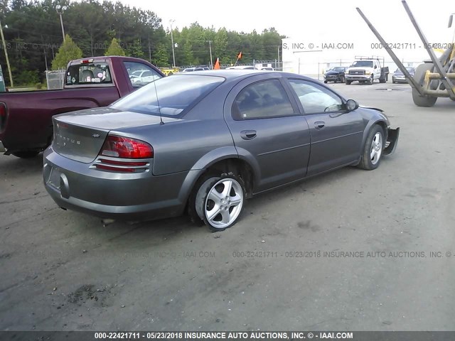 1B3EL46X35N646539 - 2005 DODGE STRATUS SXT GRAY photo 4