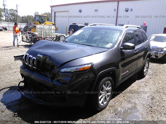 1C4PJLCB9HW572218 - 2017 JEEP CHEROKEE LATITUDE Boz foto 2