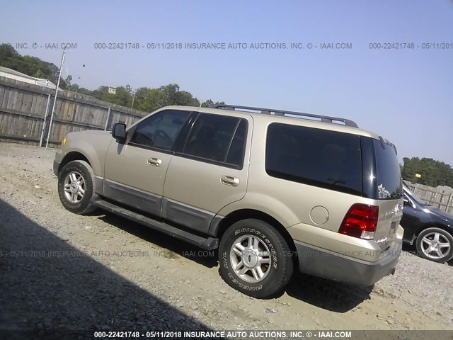 1FMPU15585LA90464 - 2005 FORD EXPEDITION XLT 金色 照片 3