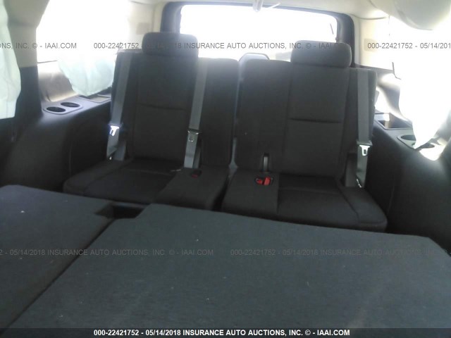 1GNSCHE05DR151612 - 2013 CHEVROLET SUBURBAN C1500  LS BLACK photo 8