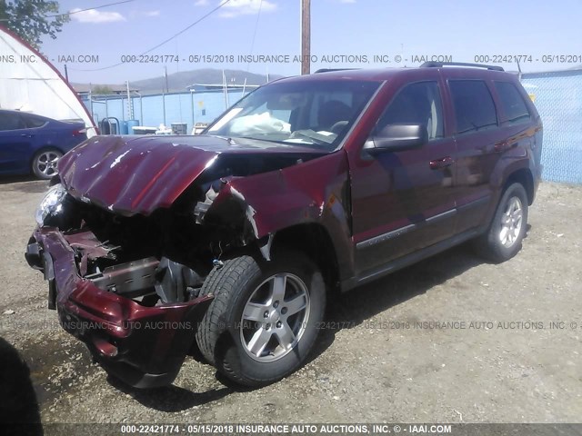 1J8GR48K97C567021 - 2007 JEEP GRAND CHEROKEE LAREDO/COLUMBIA/FREEDOM 栗色 照片 2