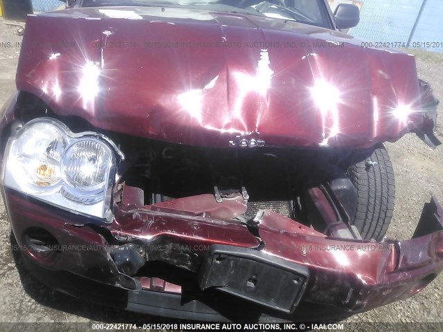 1J8GR48K97C567021 - 2007 JEEP GRAND CHEROKEE LAREDO/COLUMBIA/FREEDOM 栗色 照片 6