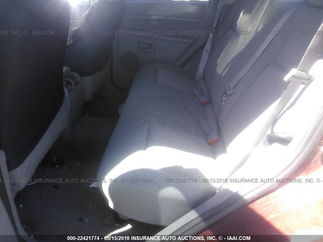 1J8GR48K97C567021 - 2007 JEEP GRAND CHEROKEE LAREDO/COLUMBIA/FREEDOM 栗色 照片 8