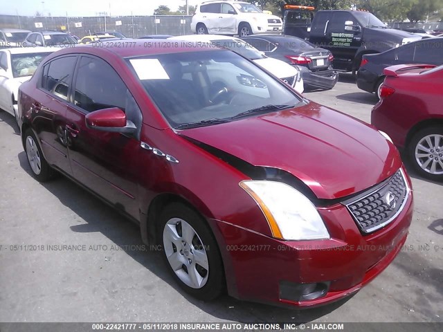 3N1AB61E17L693950 - 2007 NISSAN SENTRA 2.0/2.0S/2.0SL RED photo 1