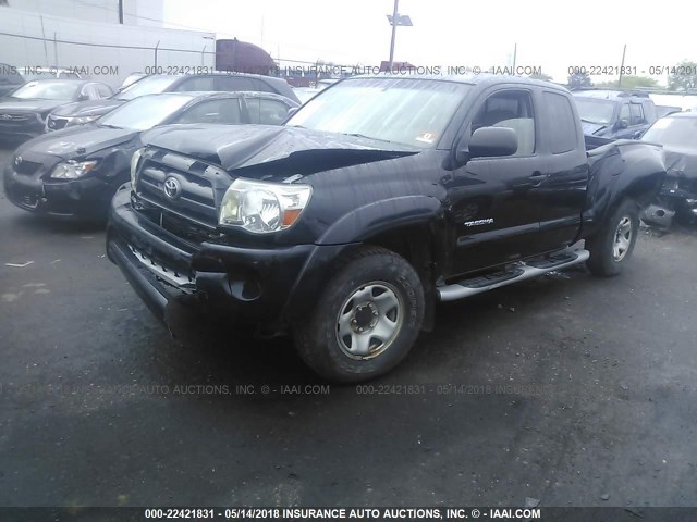 5TEUU42N35Z122509 - 2005 TOYOTA TACOMA ACCESS CAB Schwarz Foto 2
