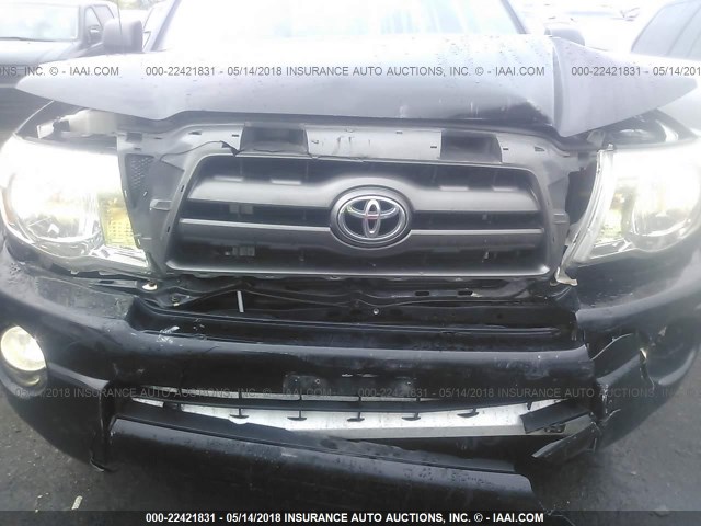 5TEUU42N35Z122509 - 2005 TOYOTA TACOMA ACCESS CAB Schwarz Foto 6