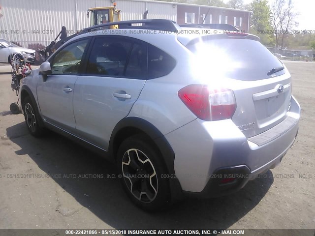 JF2GPAVC7D2878331 - 2013 SUBARU XV CROSSTREK 2.0 PREMIUM SILVER photo 3