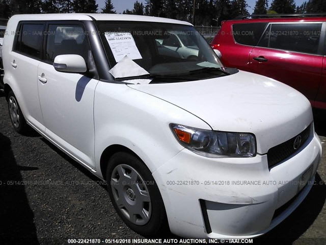 JTLKE50E081011478 - 2008 TOYOTA SCION XB WHITE photo 1