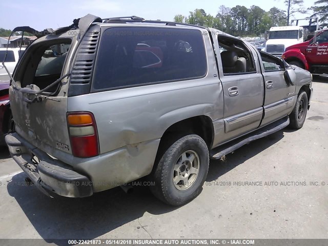 3GKFK16Z23G172955 - 2003 GMC YUKON XL K1500 GRAY photo 4