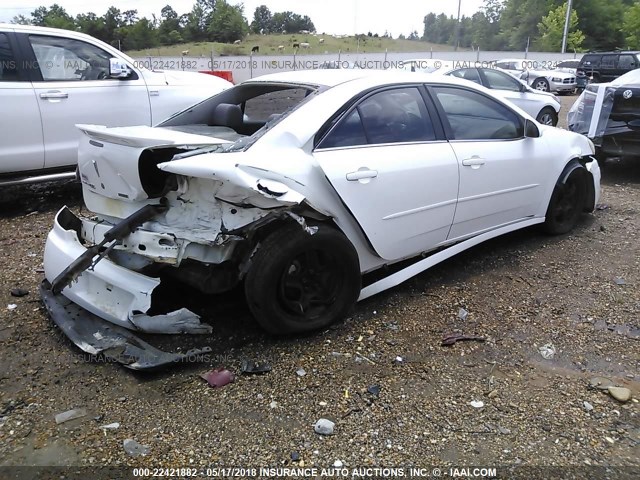 1G2ZA5E08A4155355 - 2010 PONTIAC G6 WHITE photo 4