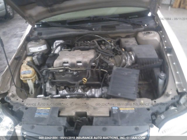 1G1NE52J93M515420 - 2003 CHEVROLET MALIBU LS GOLD photo 10