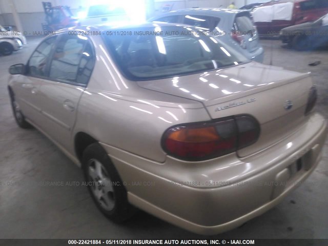 1G1NE52J93M515420 - 2003 CHEVROLET MALIBU LS GOLD photo 3