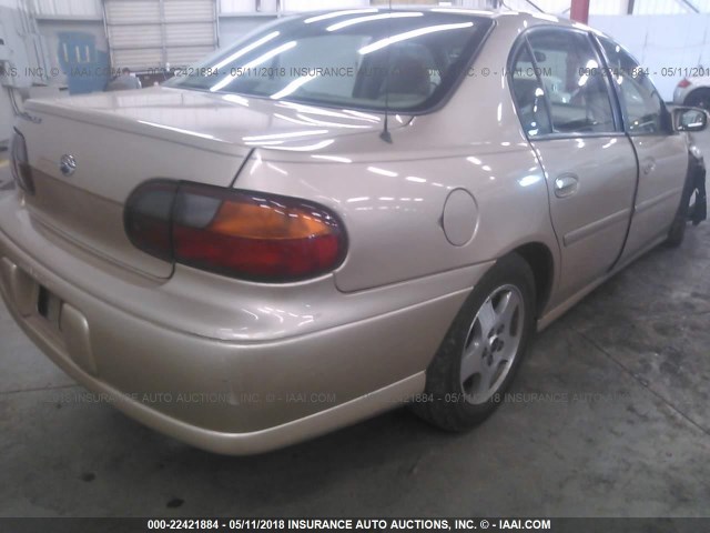 1G1NE52J93M515420 - 2003 CHEVROLET MALIBU LS GOLD photo 4