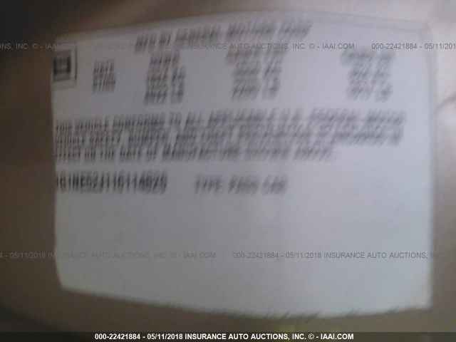 1G1NE52J93M515420 - 2003 CHEVROLET MALIBU LS GOLD photo 9