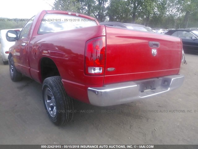 1D7HA16KX5J646524 - 2005 DODGE RAM 1500 ST RED photo 3