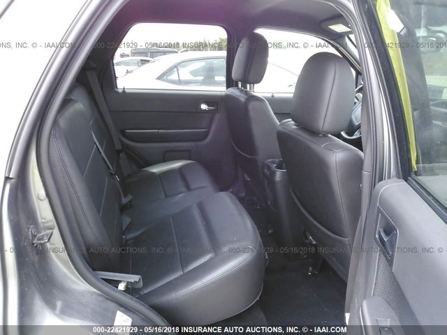 1FMCU0EG9AKC64066 - 2010 FORD ESCAPE LIMITED GRAY photo 8