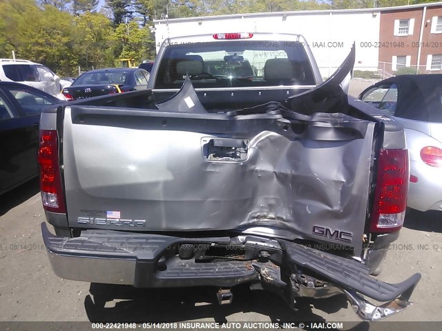 1GTN2TEA4DZ355208 - 2013 GMC SIERRA K1500 GRAY photo 8