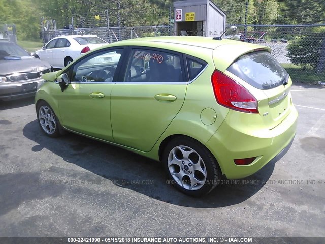 3FADP4FJ8BM143904 - 2011 FORD FIESTA SES GREEN photo 3