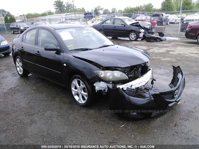 JM1BK32G691239798 - 2009 MAZDA 3 I BLACK photo 1