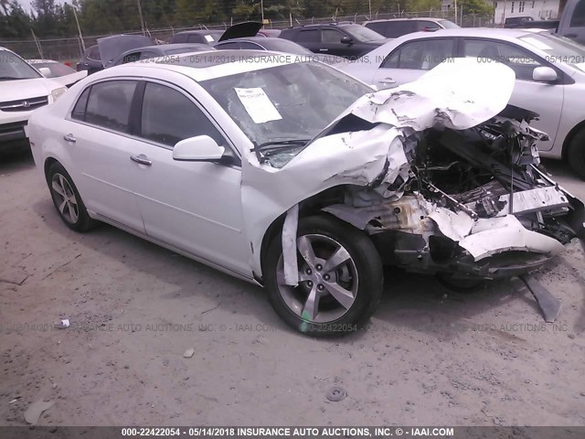 1G1ZC5E07CF227829 - 2012 CHEVROLET MALIBU 1LT WHITE photo 1
