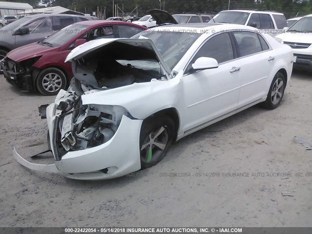 1G1ZC5E07CF227829 - 2012 CHEVROLET MALIBU 1LT WHITE photo 2