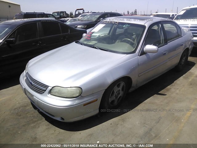 1G1NE52J02M626288 - 2002 CHEVROLET MALIBU LS SILVER photo 2