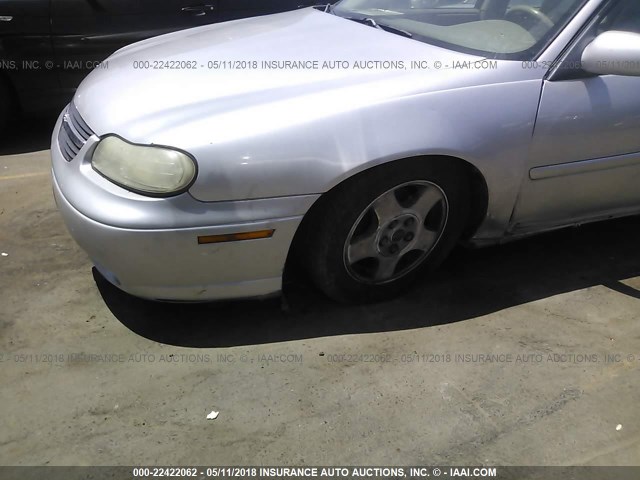 1G1NE52J02M626288 - 2002 CHEVROLET MALIBU LS SILVER photo 6