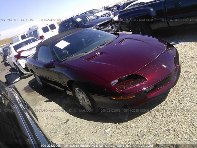 2G1FP32PXS2136874 - 1995 CHEVROLET CAMARO Z28 MAROON photo 1