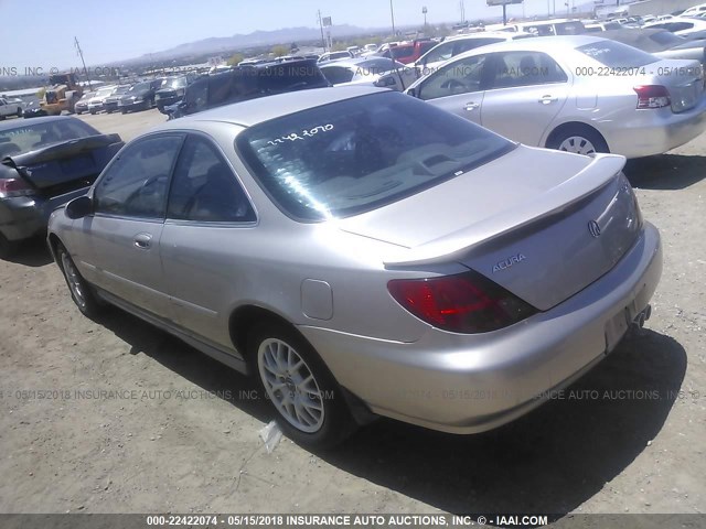 19UYA2254XL004521 - 1999 ACURA 3.0CL თაფლისფერი ფოტო 3