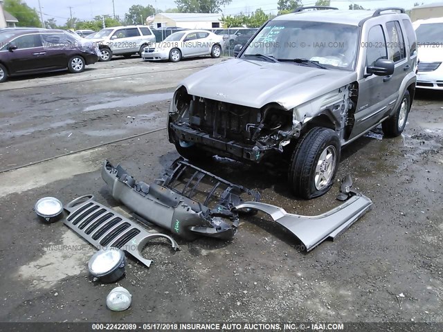 1J4GL58K64W106281 - 2004 JEEP LIBERTY LIMITED GOLD photo 6