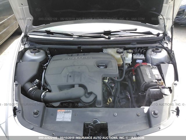 1G1ZC5EU7CF331711 - 2012 CHEVROLET MALIBU 1LT 银色 照片 10