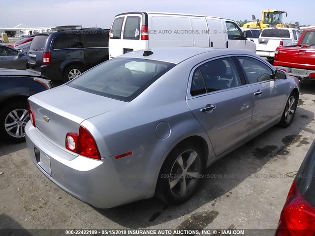 1G1ZC5EU7CF331711 - 2012 CHEVROLET MALIBU 1LT 银色 照片 4