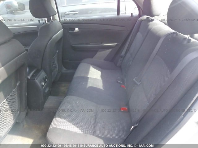 1G1ZC5EU7CF331711 - 2012 CHEVROLET MALIBU 1LT 银色 照片 8