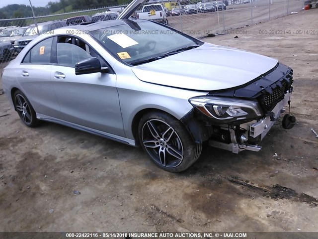 WDDSJ4GB0JN579179 - 2018 MERCEDES-BENZ CLA 250 4MATIC SILVER photo 1