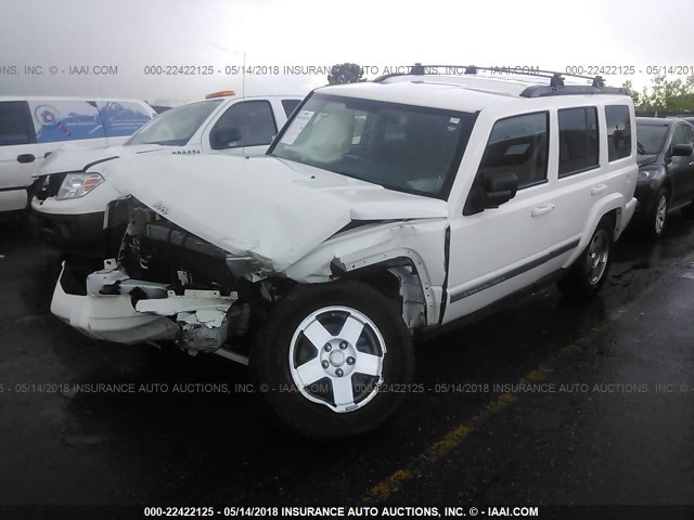 1J4RG4GK5AC131646 - 2010 JEEP COMMANDER SPORT თეთრი ფოტო 2