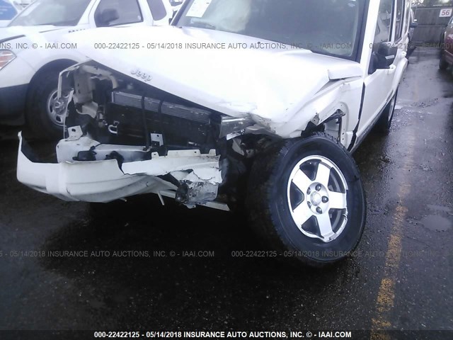 1J4RG4GK5AC131646 - 2010 JEEP COMMANDER SPORT თეთრი ფოტო 6