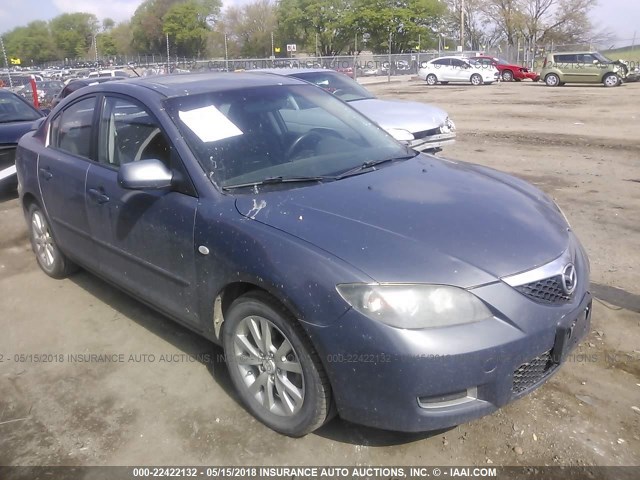 JM1BK32F681783689 - 2008 MAZDA 3 I GRAY photo 1