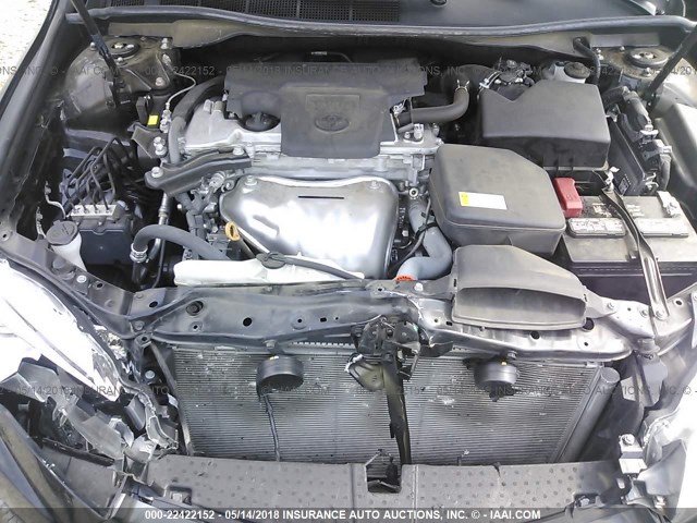 4T4BF1FK5GR581246 - 2016 TOYOTA CAMRY LE/XLE/SE/XSE BLACK photo 10