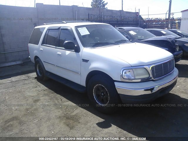 1FMRU156XYLC48194 - 2000 FORD EXPEDITION XLT WHITE photo 1