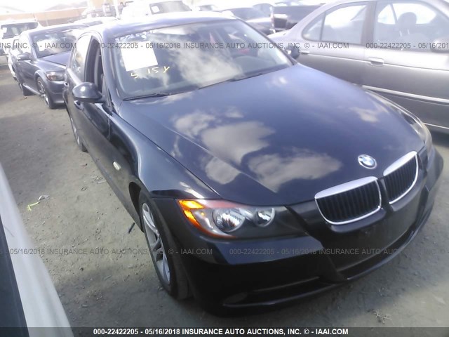 WBAVC53558FZ83958 - 2008 BMW 328 I SULEV BLACK photo 1