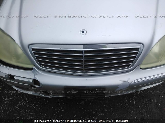WDBNG70J32A302509 - 2002 MERCEDES-BENZ S 430 SILVER photo 10