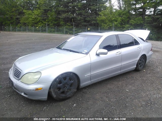 WDBNG70J32A302509 - 2002 MERCEDES-BENZ S 430 SILVER photo 2