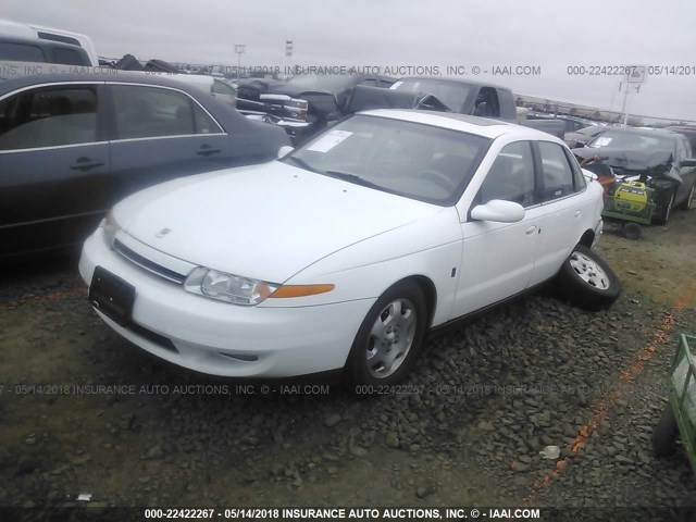 1G8JW52RXYY659044 - 2000 SATURN LS2 WHITE photo 2