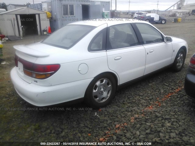 1G8JW52RXYY659044 - 2000 SATURN LS2 WHITE photo 4