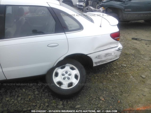 1G8JW52RXYY659044 - 2000 SATURN LS2 WHITE photo 6