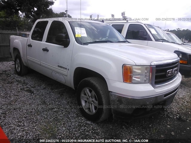 3GTEC23J39G121157 - 2009 GMC SIERRA C1500 SLE WHITE photo 1